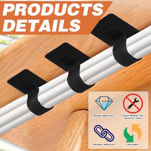 40pcs Klettverschluss Kabelgürtel