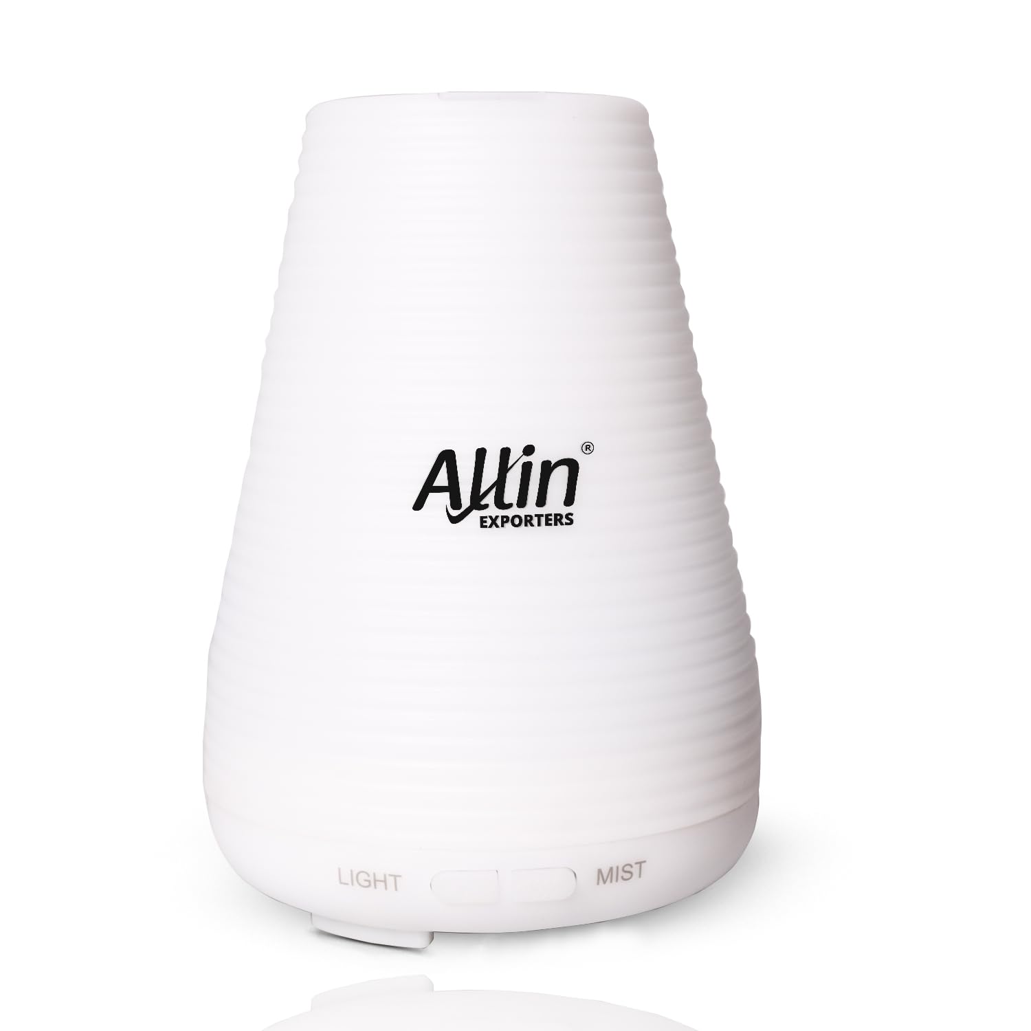 Allin Exporters 100ml Aromatherapy Diffuser with 7 Color Changing LED Lights 2 in 1 Ultrasonic Humidifier Essential Oil Cool Mist Aroma Timer for Home Baby Bedroom Office (1Pc, Multicolour)