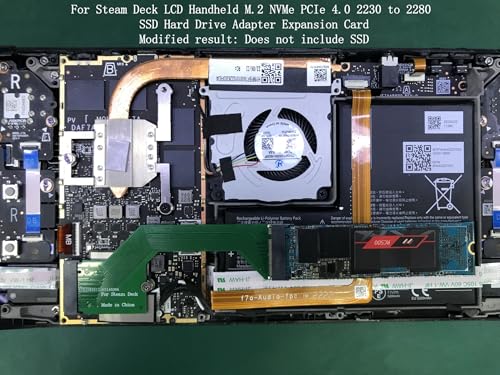 Modificación 2280 de repuesto 2230 SSD tarjeta de expansión Steam Deck LCD 5