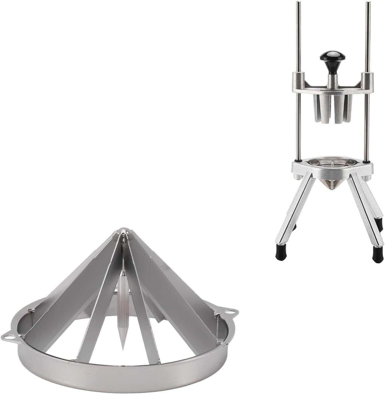 AUNMAS Fruit Cutter Replacement, Stainless Steel Lime Divider Detachable Blades for Pears Oranges 8 Section Multipurpose Kitchen Tool Easy Grip Handle Durable Food Safe Easy