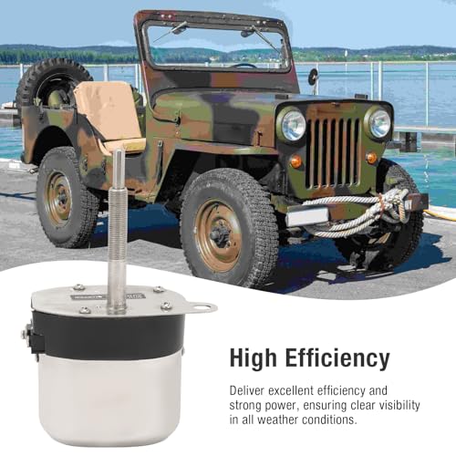 Image of Windshield Wiper Motor Kit 12V 105 Rotation Electric Wiper Arm Motor for Tractor Fishing Boat UTV Duty Construction Easy Installation