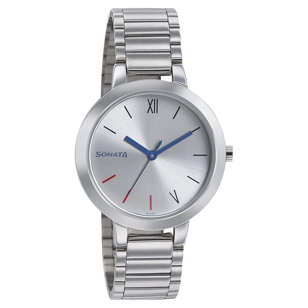 Sonata Busy Bees Analog Silver Dial Womens Watch-NL8141SM04/NP8141SM04 (B07KS8DN32) Amazon Price History, Amazon Price Tracker