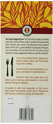 Flora Udo’s Oil Omega 3-6-9 32 Oz Supplement | Organic | Plant Based | Vegan Fish Oil Alternative | Blend Of Flaxseed, Coconut, Evening Primrose & More #TOP3