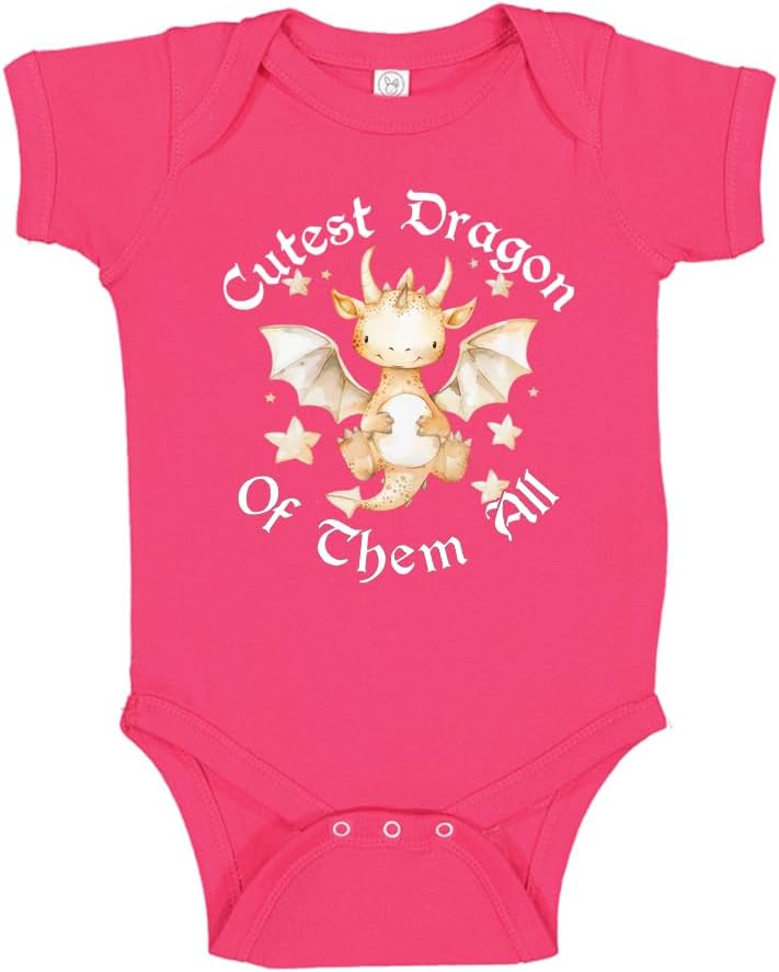 Cutest Dragon Baby One Piece Or Toddler T-Shirt Cute Little Dragon Baby Clothes