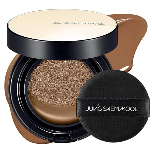 Image of JUNG SAEM MOOL Essential Skin Nuder Cushion | Natural Finish, Buildable Coverage Cushion Foundation by Korean Makeup Artist (Refill Not Included, 0.49 Fl Oz), 36N Almond