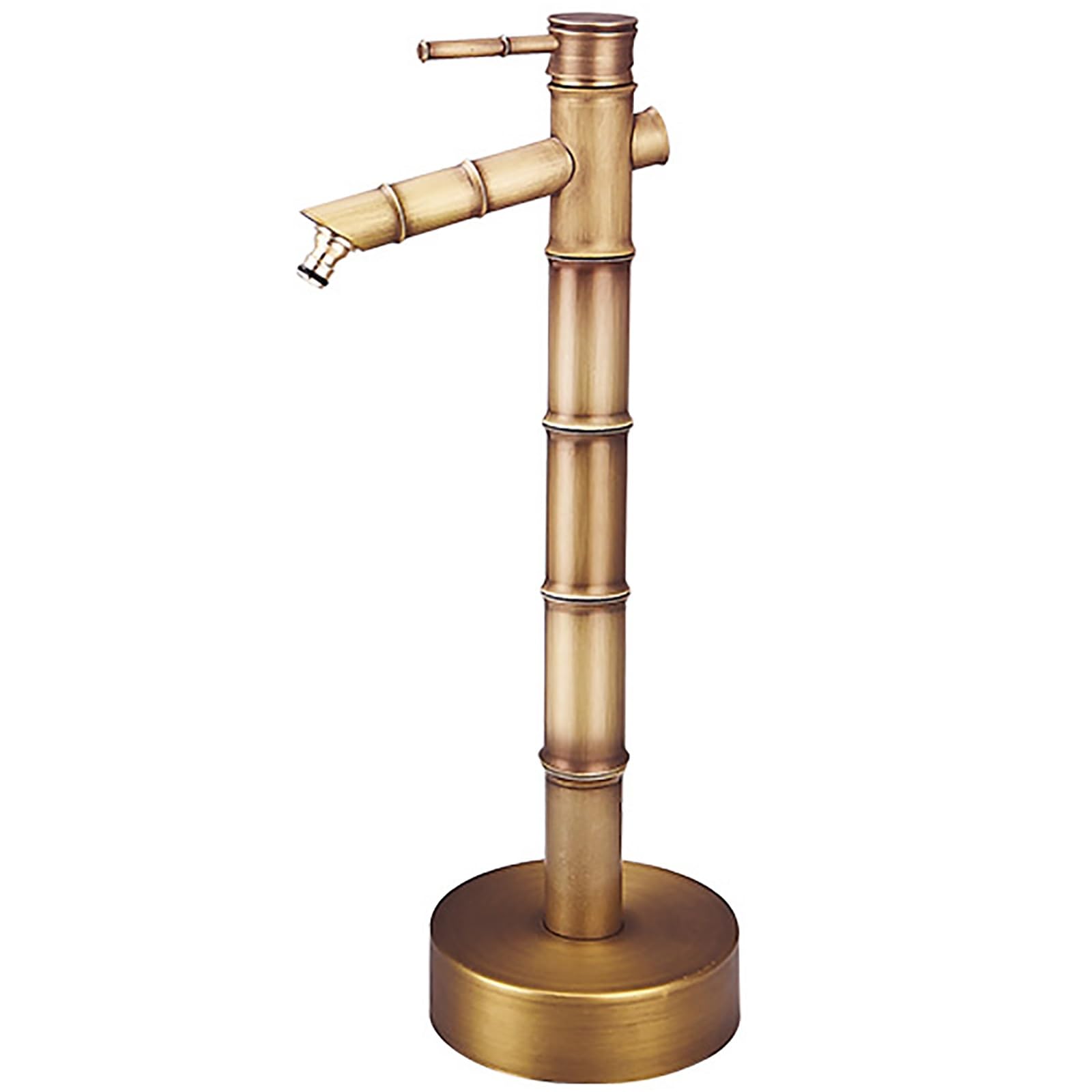 SDCFFC All Copper Outdoor Faucet Column 20in Floor Mounted Yard Hydrant Anti-Freeze Watering/Irrigation Faucet Garden Water Supply Solution