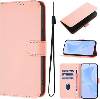 Funda para Ulefone Note 18 Ultra, a prueba de golpes, funda tipo cartera de piel con función atril, correa de muñeca, tarjetero, cierre magnético, protector para Ulefone Note 18 Ultra, color rosa