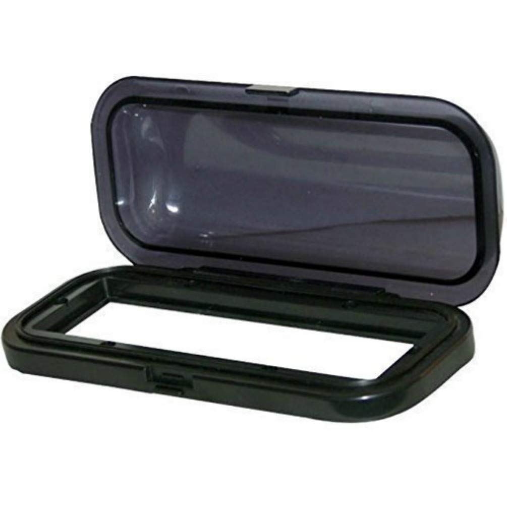 Pyle Stereo Schutz AUTORADIO MARINIERT 1 DIN PLMRCB1 FÄRBEN Schwarze Schwarze Boot FLOß SWIMMINGPOOL Boote MIT GUMMIRING FLIP DOWN