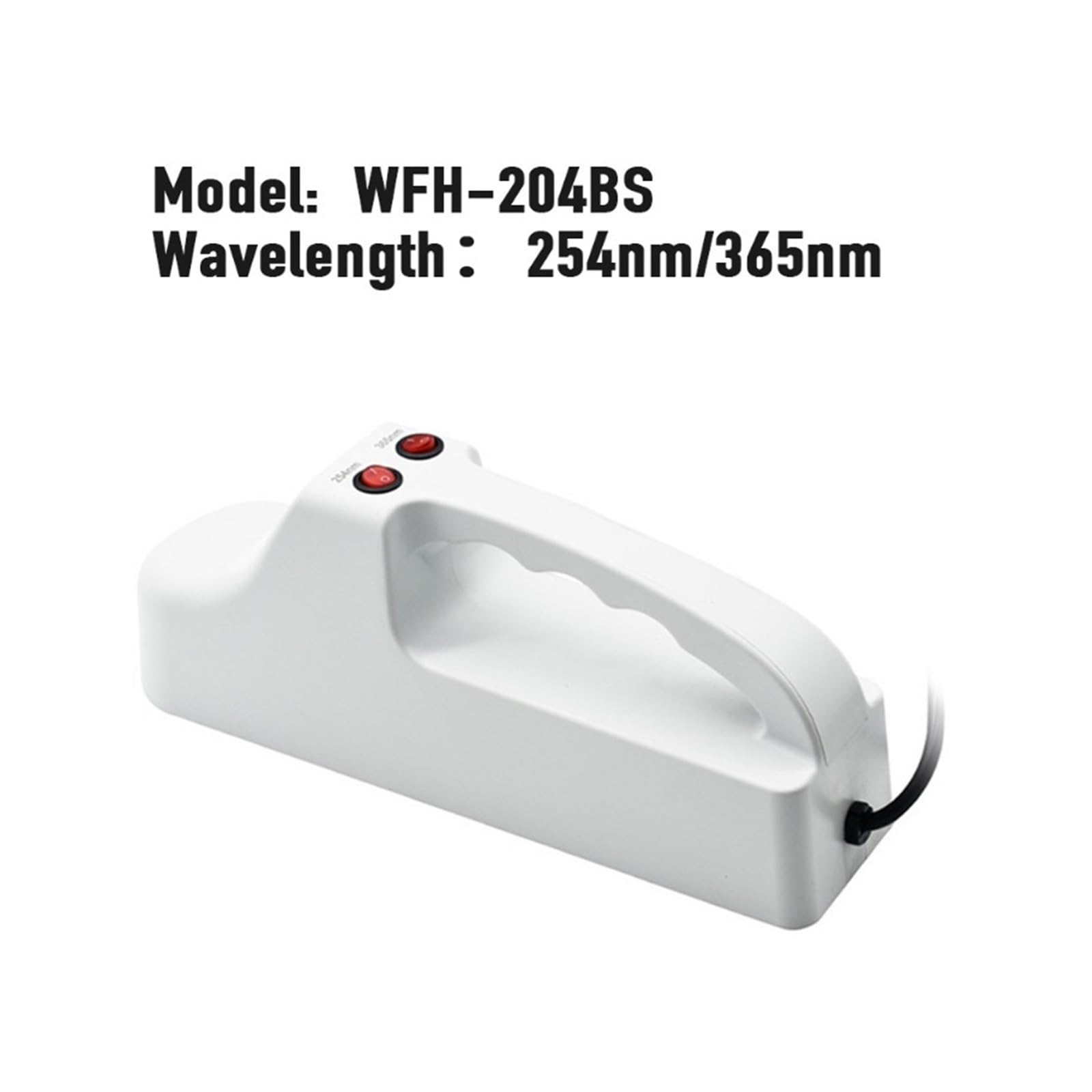 Analizador ultravioleta portátil Lámpara UV 365 nm/254 nm Analizador de alta sensibilidad Equipo de laboratorio for investigación científica biológica(WFH-204BS)