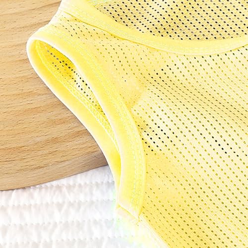 Toddler Boys Hollow Mesh Tank Top Lightweight Sleeveless Breathable Athletic T Shirts with Holes Solid Sport Shirt3