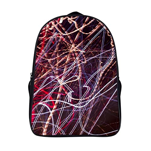 Sac à dos d'école imprimé 3D cool avec grand volume 40cm