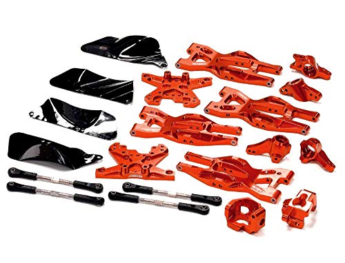 Integy RC Upgrades for HPI, Red Billet Machined Suspension Upgrade Kit for HPI 1/10 Bullet MT & Bullet ST