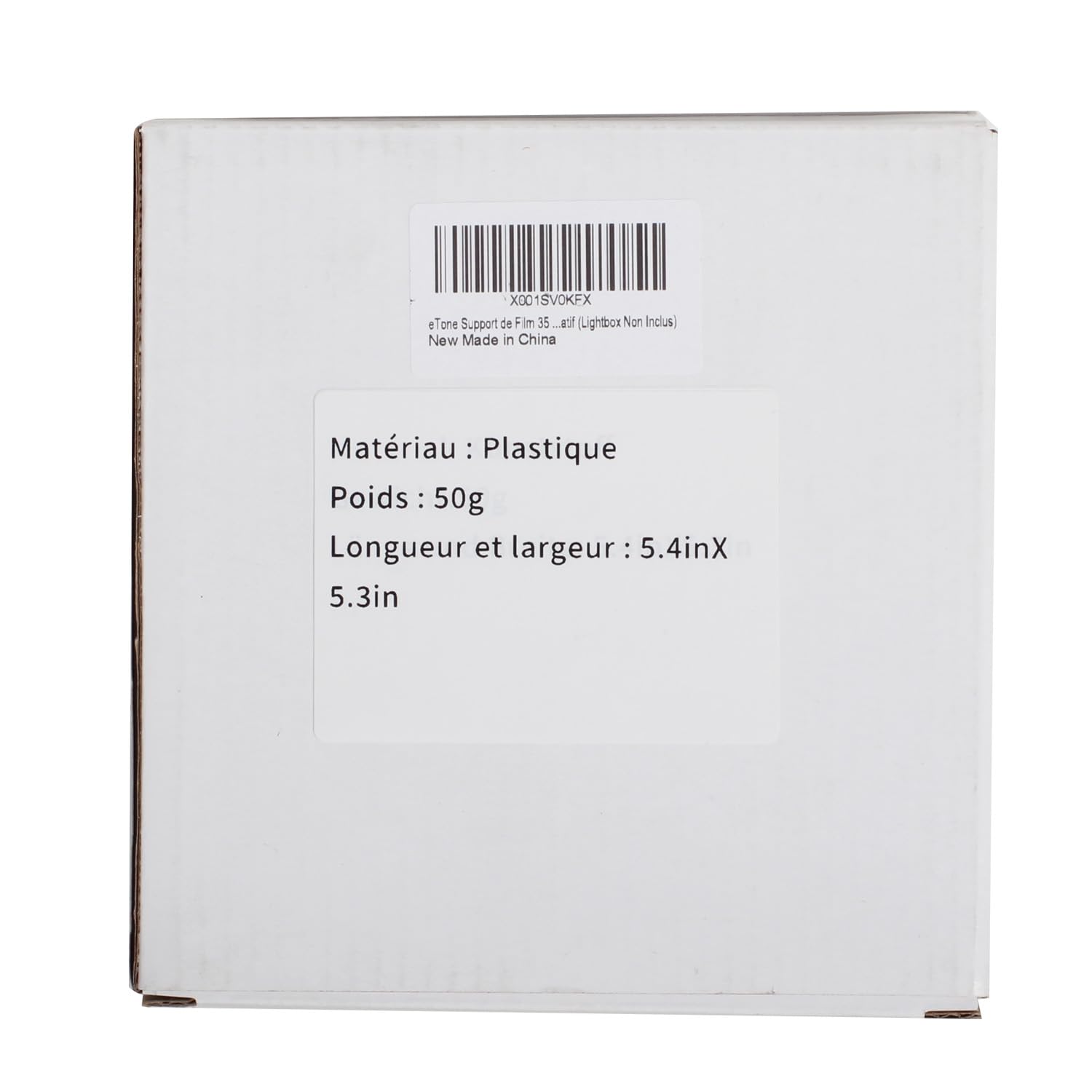 eTone Support de Film 35 mm pour visionneuse de Diapositives et de Films, Scanner négatif (Lightbox Non Inclus)