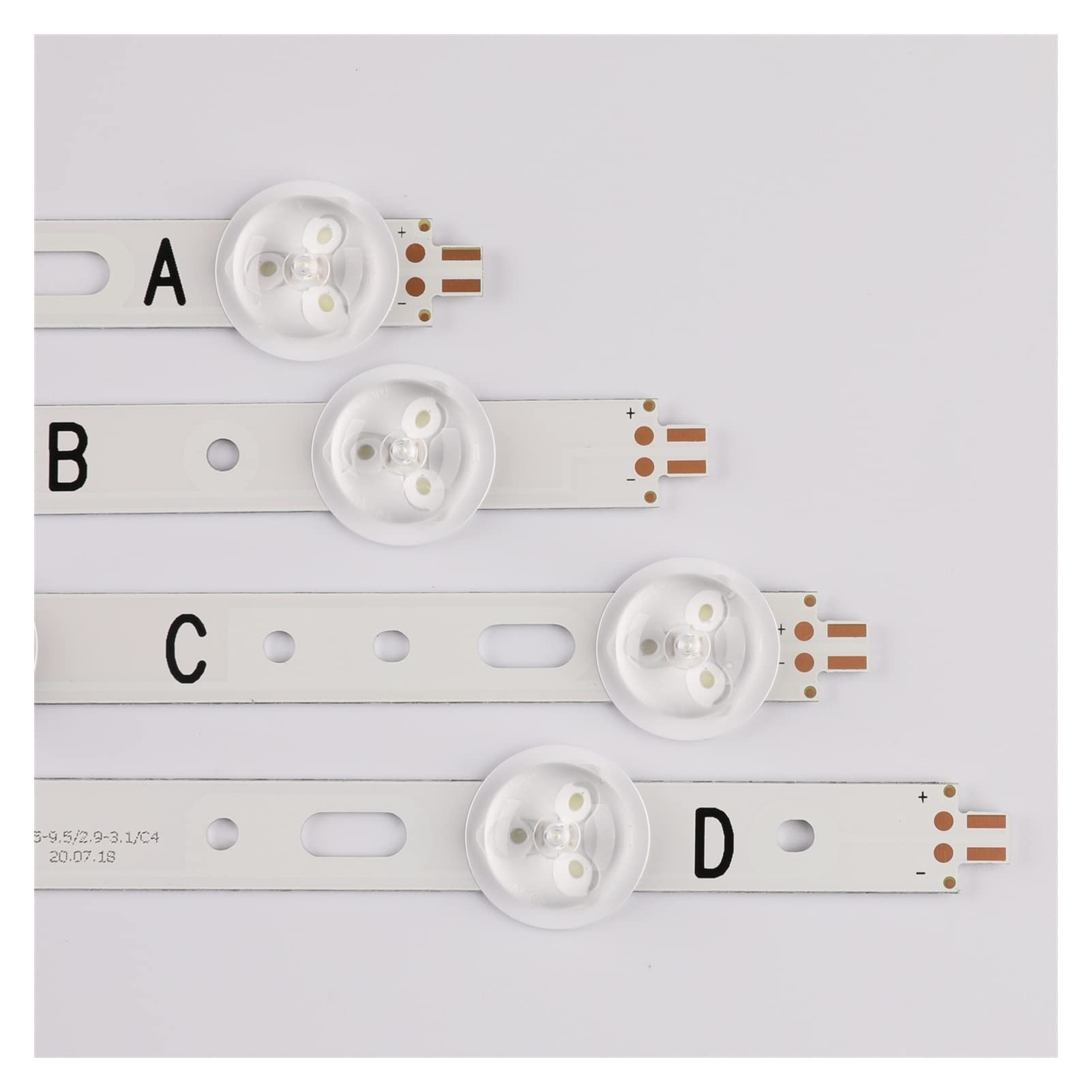 10 Stück/Set 4 0D1333B 40L1333B 40PFL3208T LTA400HM23 LED Backlight-Bar SVS400A79 4LED A B D 5LED C Typ Rev.1 120712(Set Meal)