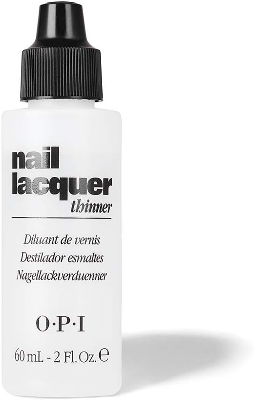 OPI Nail Lacuqer Thinner, Nail Polish Thinner with Dropper, 2 fl oz