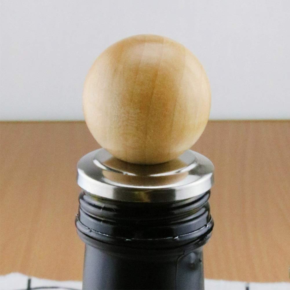 Strumenti Accessori da Bar Conservazione Fresca Tappo per Vino Regali sigillati sottovuoto Spina Riutilizzabile Tappi per Bottiglie di Birra Champagne Acciaio Inossidabile