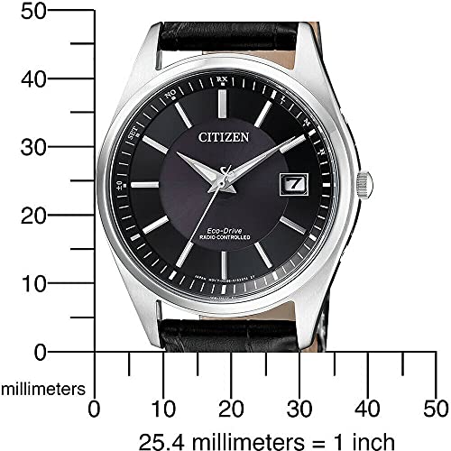 CITIZEN Herren Analog Solar Uhr mit Leder Armband AS2050-10E