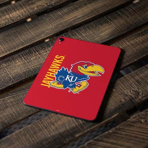 Skinit Decal Tablet skin compatible with iPad Pro 12.9in (2021) - Officially Licensed University of Kansas Jayhawks KU Design