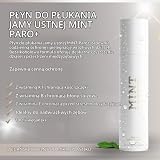 Mintcheva MINT PARO+ płyn do płukania jamy ustnej – innowacyjna receptura – pielęgnacja zębów i dziąsło – przeciw parodontozie, podrażnieniom dziąsła, krwawieniu dziąsła