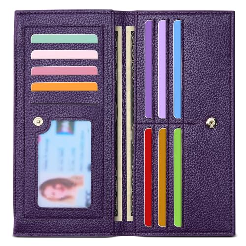 Tipmile Slim Wallet for Women RFID Blocking Credit Card Holder