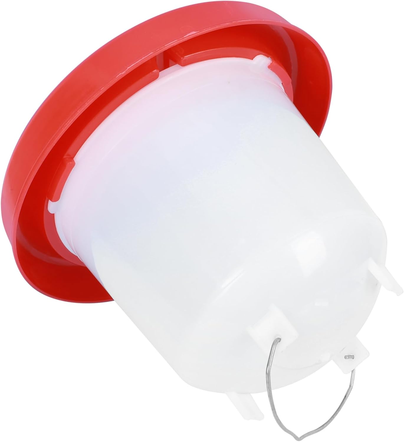 1pc Automatic Chicken Waterer Refillable Poultry Drinker for Chickens Pigeons and Quail Easy Clean and Sun-Protected Design for Backyard Farming Random Style