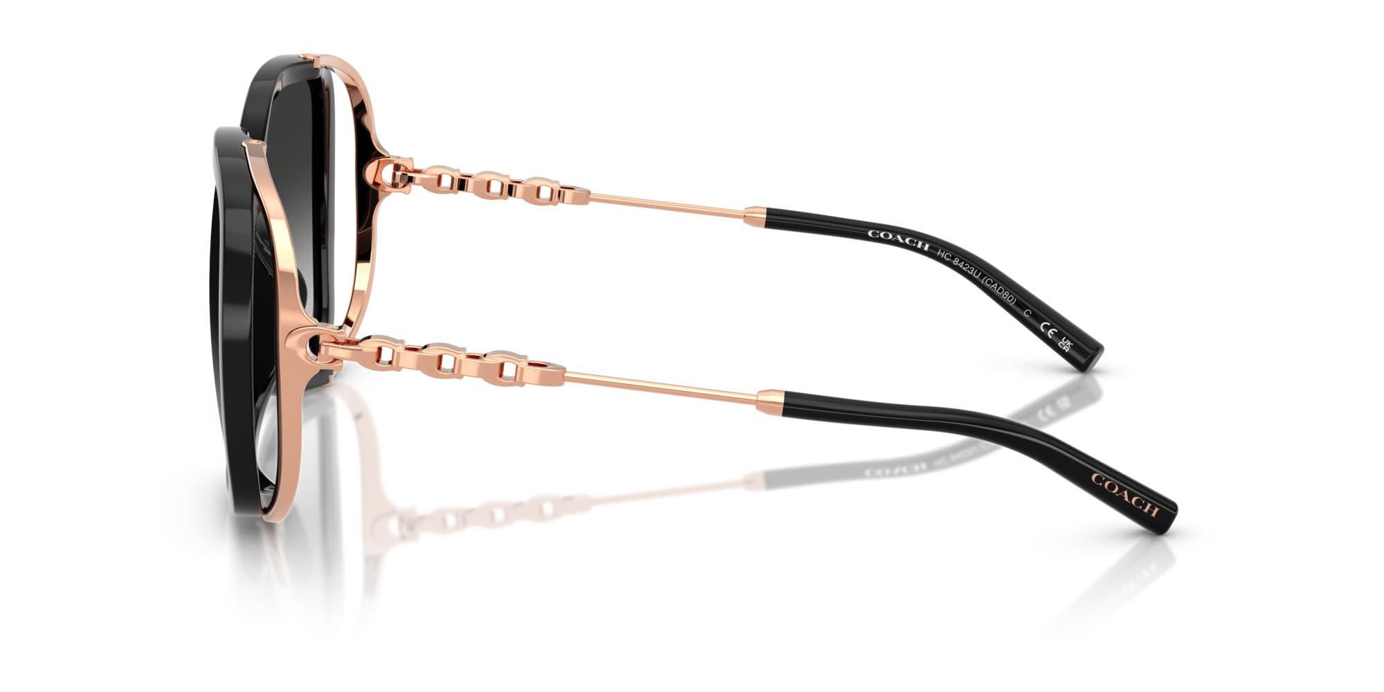Coach Hc8423u Sonnenbrille für Damen, universelle Passform