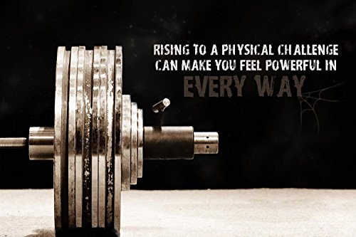 TST INNOPRINT CO Fitness Sport Motivational Inspirational Quotes Silk Poster 36x24 Inches