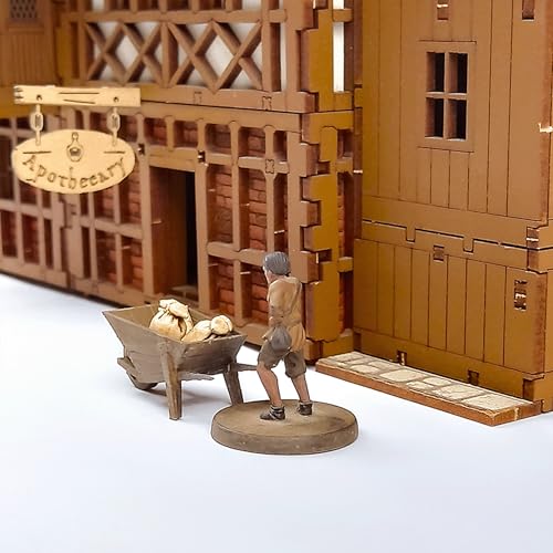 Guild Hall - DIY Wooden House Building Kit for Architecture & Engineering Assembly Set for Teens and Adult, Tabletop Games, Makes a Great Gift for who Like Creative Play - Realistic - Image 8