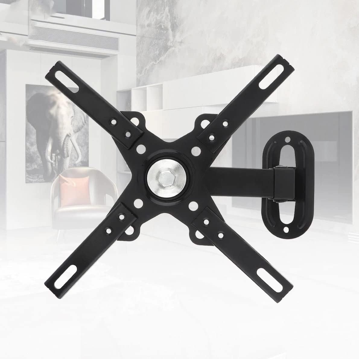 Universal Adjustable tv Wall Mount Bracket Flat Panel Frame Support 30 Degrees with Small Wrench