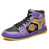 Men's Sneakers Mamba Force No. 1 Board Shoes Men's Summer New Versatile No. 24 Kobe Basketball Trendy Shoes Men's Trendy Brand Purple 7