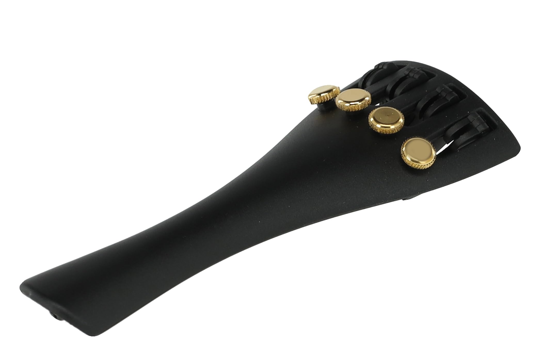 Wittner 918411G Cordier Violon Ultra Multi-System 4/4 - corde d’attache réglable - 4 accordeurs précis vis dorées - sans tournevis - noir