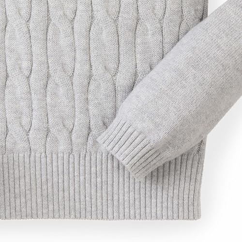 Image of Hope & Henry Girls Cable Front Pullover Sweater