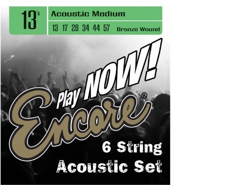 Encore EWS13 Medium Western Guitar String Set
