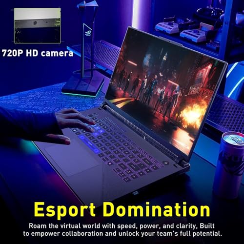 Image of ASUS ROG Strix G16 G614 AI Gaming Laptop 16.0 inch 165Hz IPS WUXGA Display | AMD Ryzen 9 8940HX, GeForce RTX 5070 Ti 12GB, 64GB DDR5, 2TB SSD, RGB KB, Win 11 Pro, w /DKZ USB Hub - G614PR-G16.R95070TI
