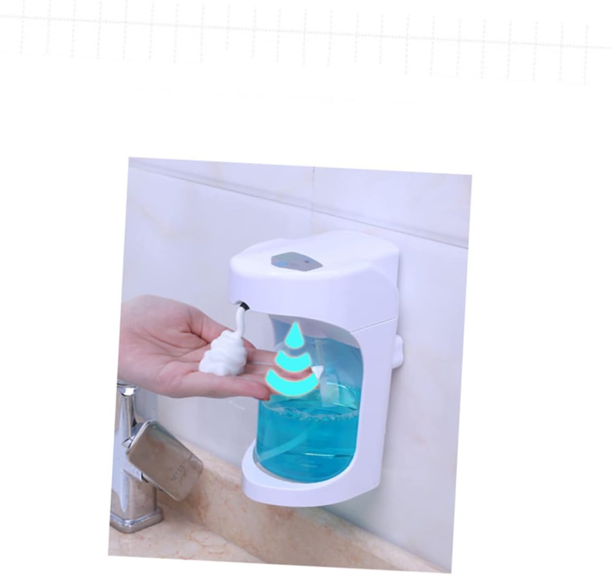 Touchless Auto Soap Dispenser Pump Infra-Sensor for Kitchen Bathroom Countertop Decor Liquid Soap Dispenser Wall Mount