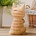 WAIT FLY Cute Standing Cat Resin Piggy Bank Coin Bank