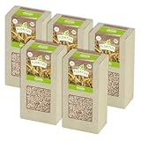 FLORTUS BIO Roggen Getreide Samen 1kg | Alte Sorten Urgetreide zur Herstellung von Mehl Sauerteig Brot Roggengras & Microgreens | Sprossen Samen