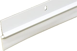 Randall Manufacturing Co., Inc 36In Silver Door Sweep for Gaps up to 1 1/8In USA Made (3 FT V-60) (White) ,36InL x 1 5/8In...