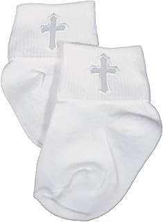 baptism socks boy