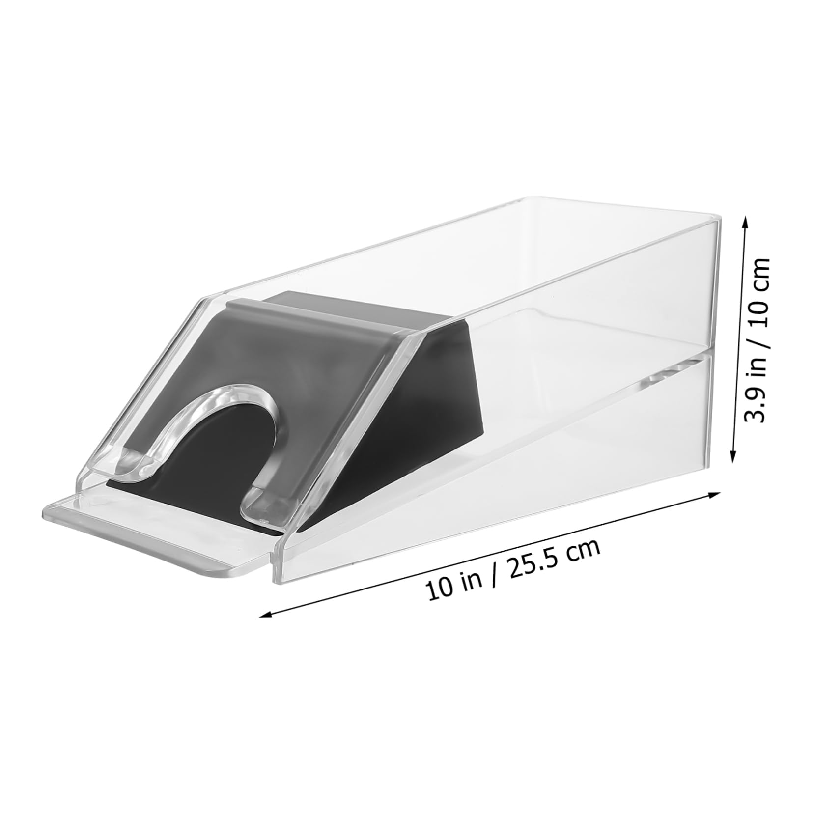 TOYANDONA 1pezzi Dispenser Di Carte Acrilico Per Giochi Da Tavolo Accessorio Pratico Per Poker Struttura Unica e Facile Da Usare Mantiene Le Carte Ordine Graffi Per Feste e Serate Di Gioco