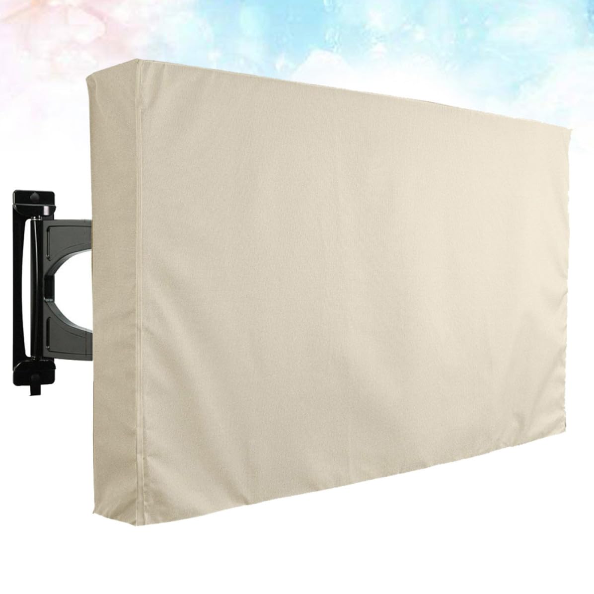 Copertura Resistente alle Intemperie Televisori per Tv Oxford Pvc Color Kaki Protezione 360 Gradi da Esterno da Giardino
