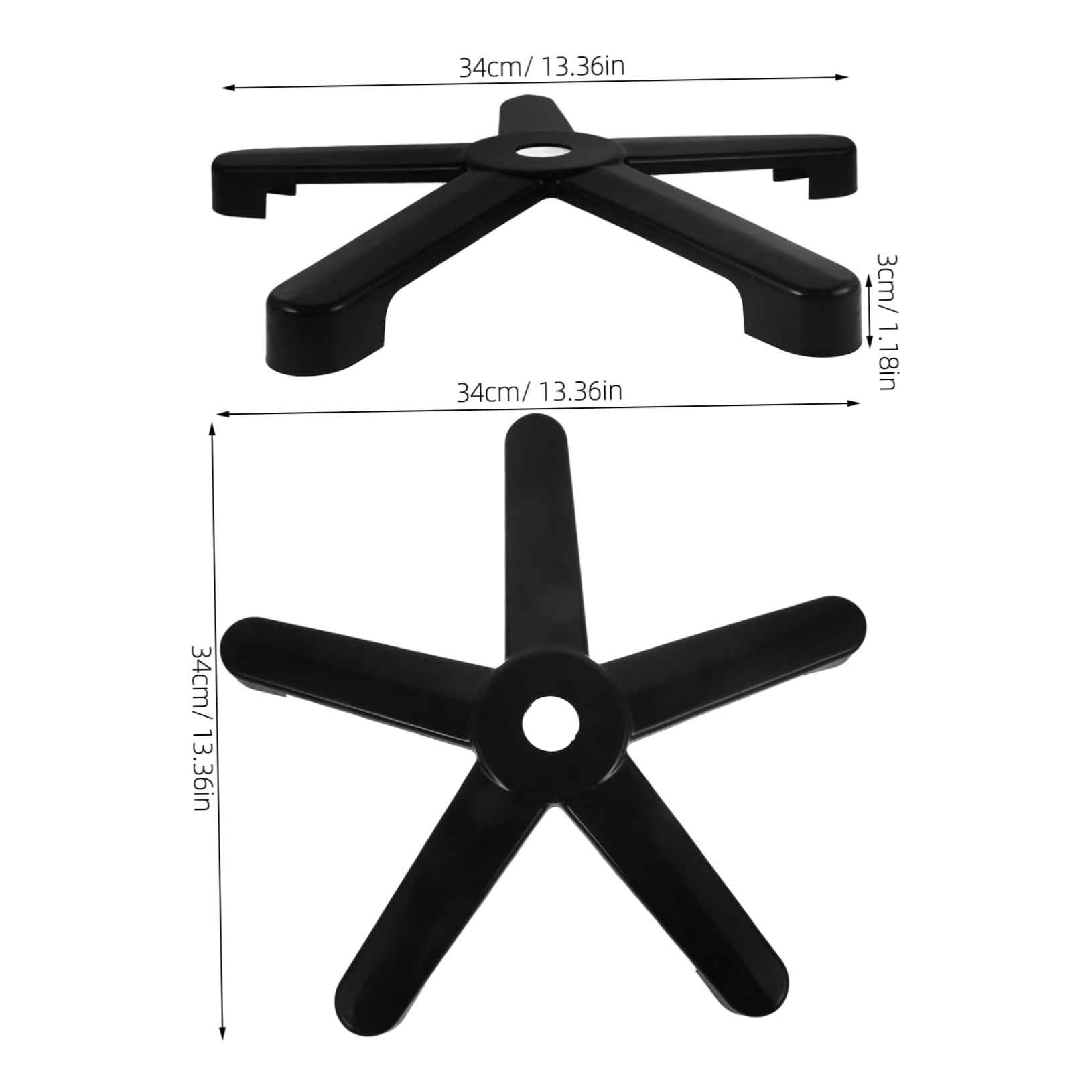 OUNONA Hospital Grade Pole Stand Base Cap Portable Wheel Cover for Poles Easy to Clean Replace