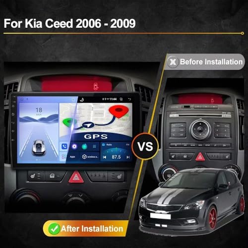 Autoradio Kia Ceed 2006-2009 de 4 Nuclear con pantalla táctil premium y sonido nítido 3