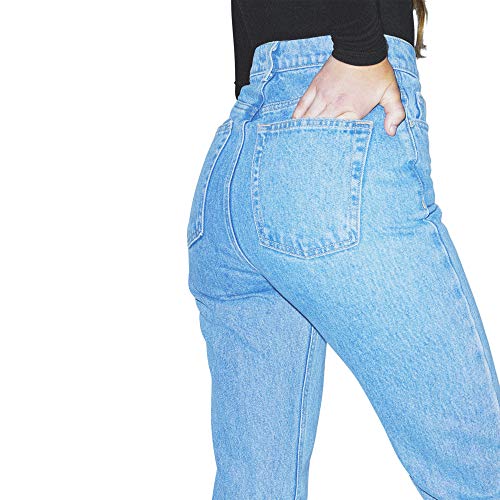 American Apparel Women's High-Waist Jean, Light Wash, 31W/32 #TOP4