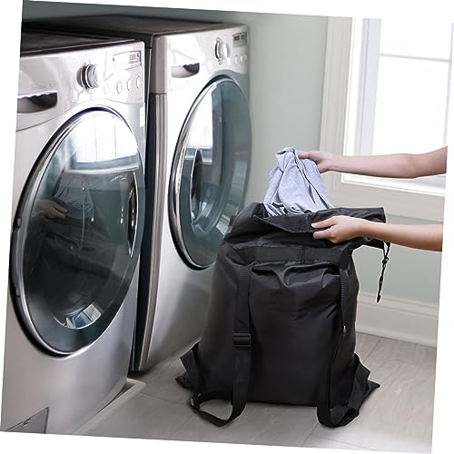 Cabilock Garment Bag Waterproof Suit Case for Long Dresses Coats Sweaters Large Capacity Storage Bag Black4