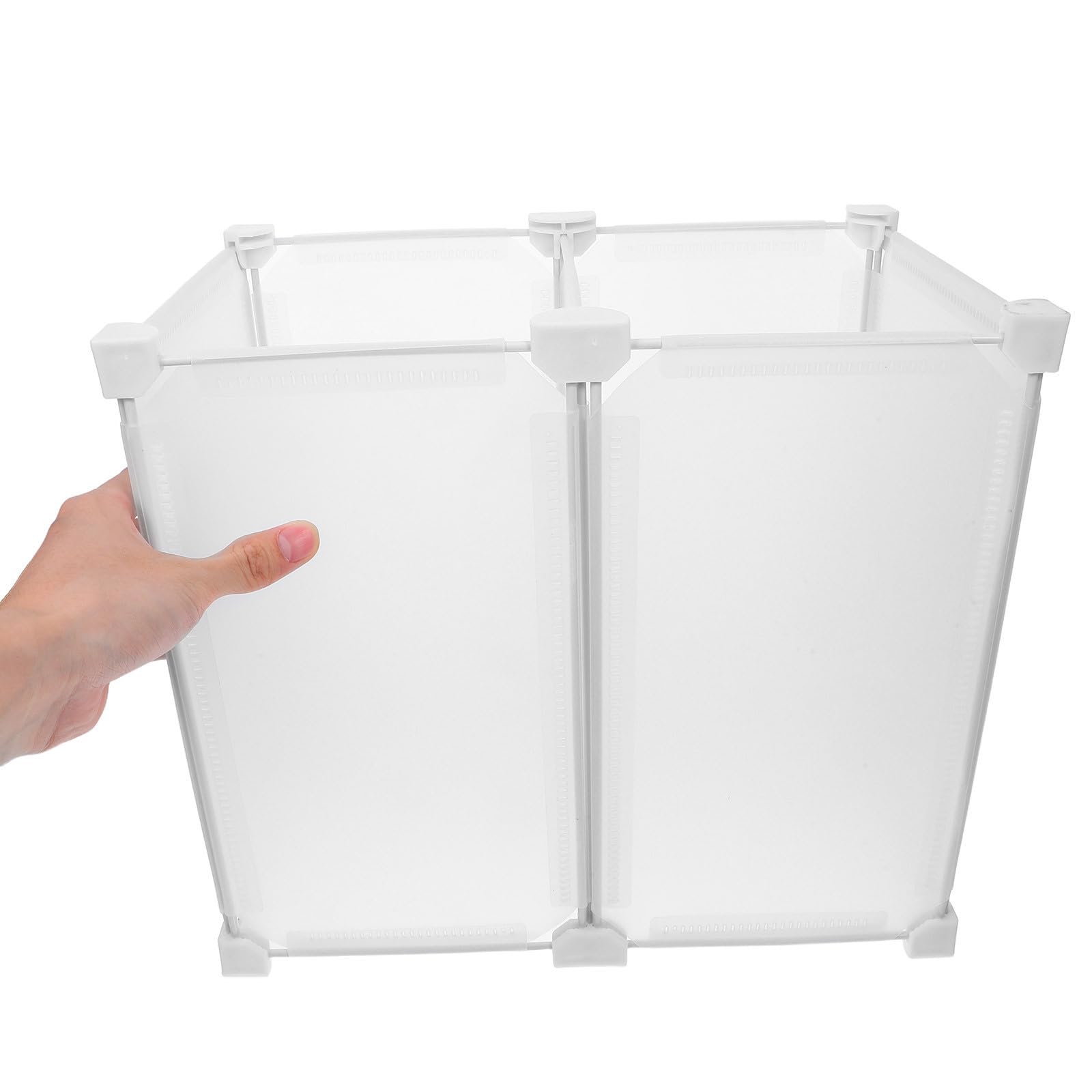 GALPADA Organizzatore per Congelatore Profondo in Plastica Bianca Divisori, Ripiani Resistenti in ABS e Pp per Conservazione Alimenti Ordinata in Freezer e Frigoriferi
