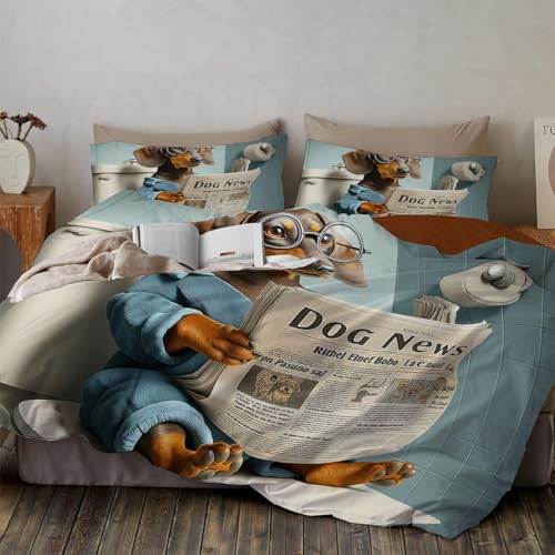Housse de couette fermeture éclair teckel pour en finir avec les lits difficiles