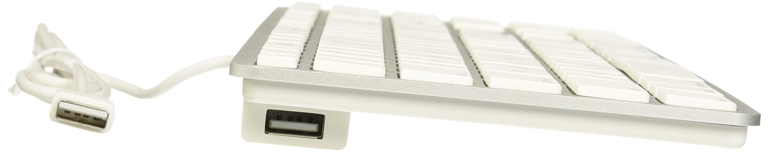 LMP tastiera americana con tastierino numerico, copertura superiore in alluminio e 2 porte USB - per Mac