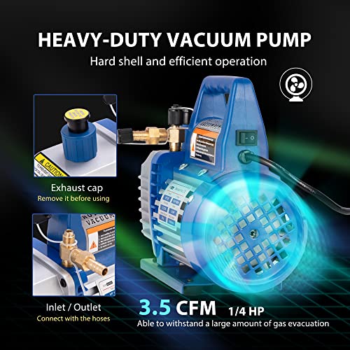 Vivohome VH933 1.5 Gallon Vacuum Chamber With Pump, Stainless Steel Vacuum Degassing Chamber Kit thumb #4