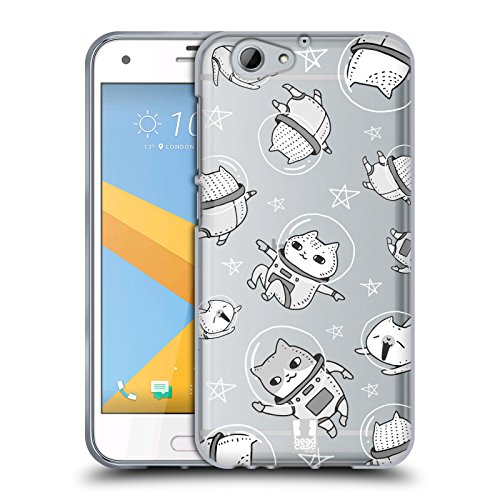 Head Hülle Designs Katzen Weltraum Tier Soft Gel Hülle für HTC One A9s